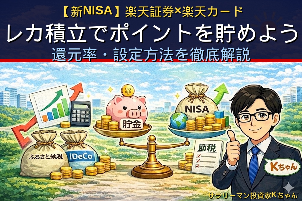 NISA積立はクレカ払いが正解。楽天証券×楽天カードのメリット　2026年4月版